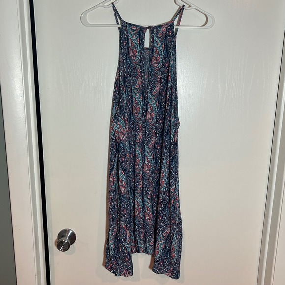 American Eagle Outfitters Paisley Halter Neck Maxi Dress Women XL Flowy Boho - Picture 5 of 5